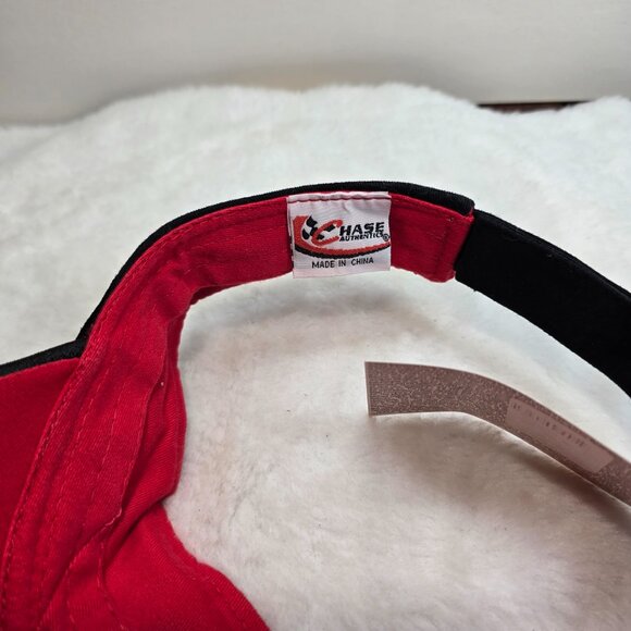 Vintage Dale Earnhardt Jr NASCAR Sun Visor Chase Authentics Red Black Motorsport - Picture 3 of 4